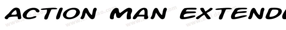 Action Man Extended Bold字体转换